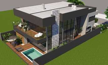 Imagem 3: Alphaville 2: Terreno e projeto residencial, liberação imediata para construção!