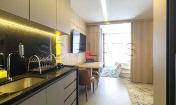 Imagem 2: Studio no Residencial Hit Itaim disponível para locação muito bem localizado próx da Av Sa