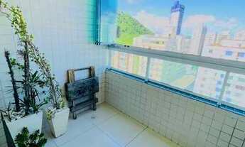 Imagem 2: Apartamento para venda tem 98 metros quadrados com 3 quartos em Itararé - São Vicente - SP