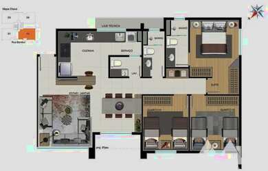 Imagem 2: Apartamento à venda no bairro Cruzeiro - Belo Horizonte/MG