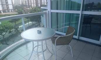 Imagem 2: Studio à venda com 50m², 1 quarto e 1 vaga - Condomínio Wyndham Barra com vista para o mar