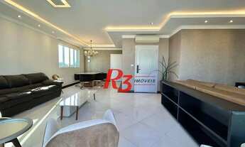 Imagem 5: Apartamento com 3 dormitórios para alugar, 138 m² por R$ 16.000,00/mês - Gonzaga - Santos