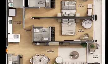 Imagem 4: Apartamento 3 Dormitórios para venda em Florianópolis - SC