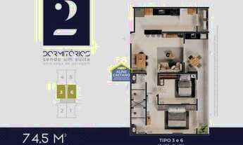 Imagem 6: Apartamento 2 dorms, Canto do Forte, JGA919