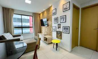 Imagem 2: AC- Excelente apartamento / Flat 1 quarto 1 vg, com 33m2 - magnífica estrutura de lazer