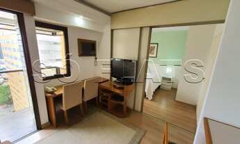 Imagem 7: Flat em Moema com rápido acesso ao Parque do Ibirapuera e ao metrô para locação imediata