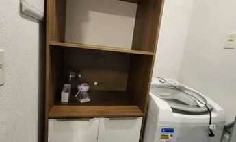 Imagem 2: Quarto e sala mobiliado no Farol