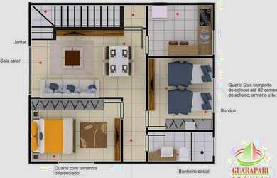 Imagem 4: Casa com 2 dormitórios à venda, 90 m² por R$ 260.000 - Xangri-Lá - Contagem/MG