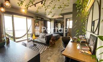 Imagem 4: Seu Refúgio Industrial no Spazio Blu: Apartamento com Sofisticação e Toque Único