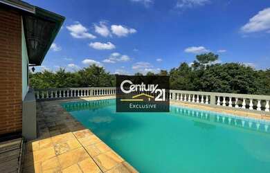 Imagem 3: Chácara com 4 dormitórios para alugar, 3500 m² por R$ 9.716,00/mês - Condomínio Colinas do