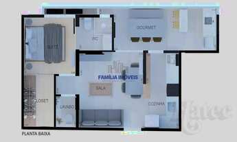 Imagem 3: Apartamento à venda Santos/SP Boqueirão sacada 2 suítes lazer piscina