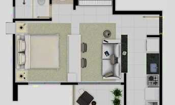 Imagem 2: Century 21 - FLAT todo mobiliado