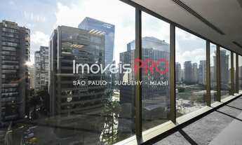 Imagem 5: Laje corporativa com 820m² de área útil amplo e sofisticado com vista para a JK