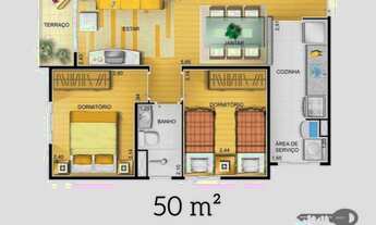 Imagem: Apartamento à venda com 2 dormitórios