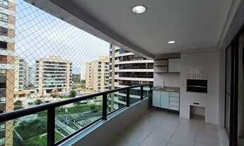 Imagem 5: Apartamento em Alphaville I com 3 quartos, nascente, com varanda gourmet e dependência na