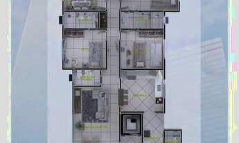 Imagem 3: Cobertura com 4 dormitórios à venda, 260 m² por R$ 2.480.000 - Santa Rosa - Belo Horizonte