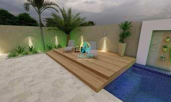 Imagem 2: Casa em condomínio á venda, em construção, em um dos bairros que mais valoriza na cidade