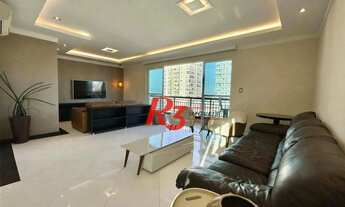 Imagem 3: Apartamento com 3 dormitórios para alugar, 138 m² por R$ 16.000,00/mês - Gonzaga - Santos