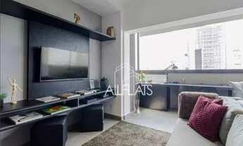 Imagem 3: Apartamento com 1 dormitório para alugar, 33 m² por R$ 6.500,00/mês - Pinheiros - São Paul