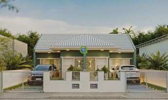 Imagem: Casa geminada moderna com 2 vagas e acabamento