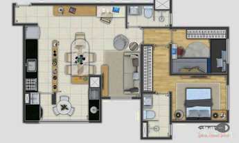 Imagem 5: Apartamento à venda com 3 dormitórios em Vila assunção, Santo andré cod:AP0141_RRX