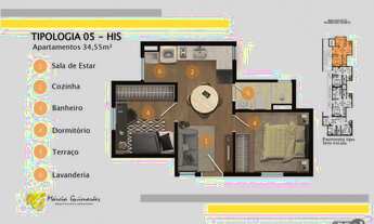 Imagem 4: Apartamento à venda com 2 dormitórios em Chácara belenzinho, São paulo cod:AP0069_RRX