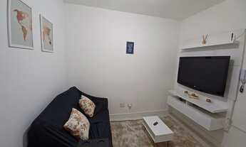 Imagem 4: Ótima kitnet mobiliada por temporada, super aconchegante, conta com uma sala, quarto, banh