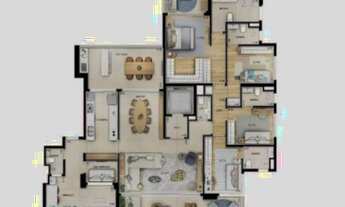 Imagem 4: Apartamento para venda com 232 metros quadrados com 4 quartos no Campo Belo - São Paulo