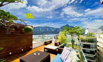 Imagem 6: A cobertura duplex completamente reformada possui um design moderno e sofisticado, com aca