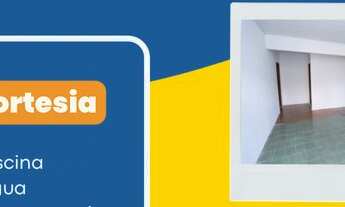 Imagem: Geminado tipo apartamento térreo com piscina