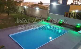 Imagem 5: Casa à Beira Mar, Piscina Grande, 4 Quartos, Sala de Jogos, WiFi, em Mariluz/Imbé