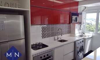 Imagem 4: Apartamento com 1 dormitório para alugar, 50 m² por R$ 4.702,18/mês - Alphaville Conde II