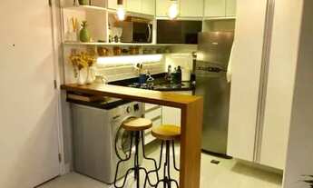 Imagem 2: Apartamento quarto e sala, lindamente decorado, com vaga de garagem, junto ao METRÔ