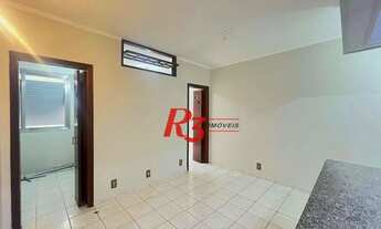 Imagem 4: Apartamento com 1 dormitório para alugar, 35 m² por R$ 3.000,02/mês - Aparecida - Santos/S