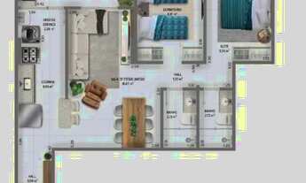 Imagem 4: Lançamento na Mirim - 2 dorms 2 vagas Entrada de R$ 75 mil e Parcelas de R$ 2.346,00 !!