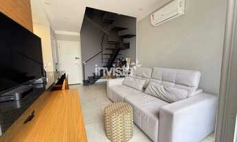 Imagem 4: Apartamento Duplex Mobiliado no Gonzaga, Santos 57 m², 1 vaga, lazer completo