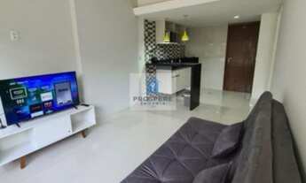 Imagem: Flat quarto e sala