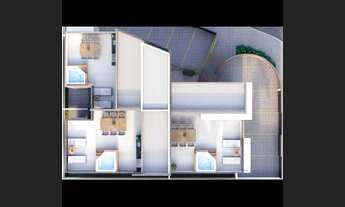 Imagem 5: Cobertura 3 quartos nos Bancários 125m com deck instalado