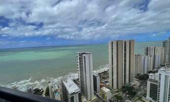 Imagem 3: EC- apartamento alto padrão, andar alto 02 quartos, mobiliado, acima do 30 andar, mar