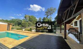 Imagem 4: Chácara com 4 dormitórios para alugar, 3500 m² por R$ 9.716,00/mês - Condomínio Colinas do