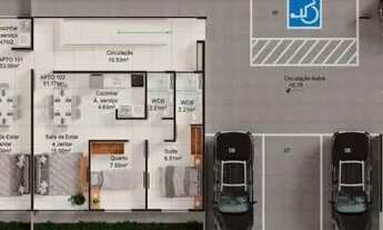 Imagem 7: Apartamento com 2 dormitórios à venda, 53 m² por R$ 243.000,00 - Bessa - João Pessoa/PB