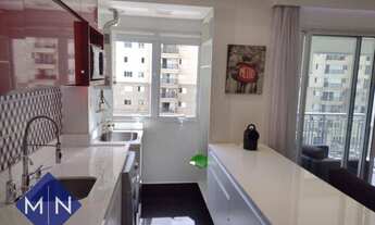 Imagem 5: Apartamento com 1 dormitório para alugar, 50 m² por R$ 4.702,18/mês - Alphaville Conde II