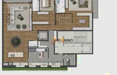 Imagem 2: Apartamento Duplex Alto Padrão com 4 suítes, 352m² no bairro Bigorrilho