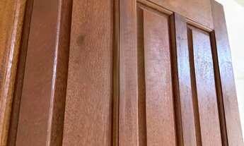 Imagem 4: Apto 2 dormitórios, 1 bwc com box, sala, todo em piso, cozinha e área de serviço conjugada