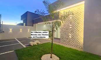 Imagem 2: Casa para Venda em Goiânia, Setor Três Marias, 3 dormitórios, 3 suítes, 4 banheiros, 4 vag