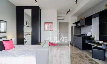 Imagem 2: Apartamento com 1 dormitório para alugar, 33 m² por R$ 6.500,00/mês - Pinheiros - São Paul