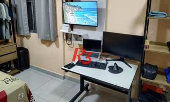 Imagem 4: Kitnet com 1 dormitório para alugar, 26 m² por R$ 3.000,02/mês - Gonzaga - Santos/SP