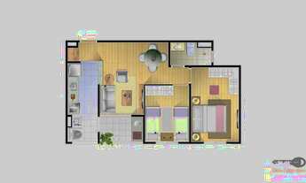 Imagem 3: Apartamento à venda com 2 dormitórios em Vila noêmia, Mauá cod:AP0006_RRX