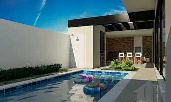 Imagem 2: Sobrado em condomínio com 3 quartos, 257 m², piscina, lazer completo - Residencial Aruana