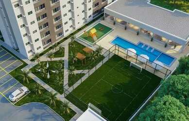 Imagem 6: NOVIDADE NO CALHAU! APARTAMENTO DE DOIS QUARTOS COM SUÍTE.VARANDA GOUMERT.ÁREA DE LAZER CO